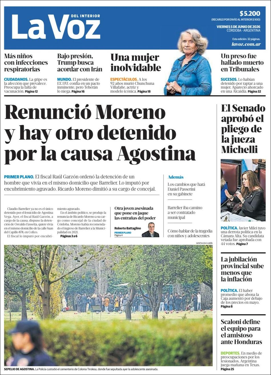 Media Panel - Developments and Systems | ESTACION PUNTOARG - Tapa del diario La Voz